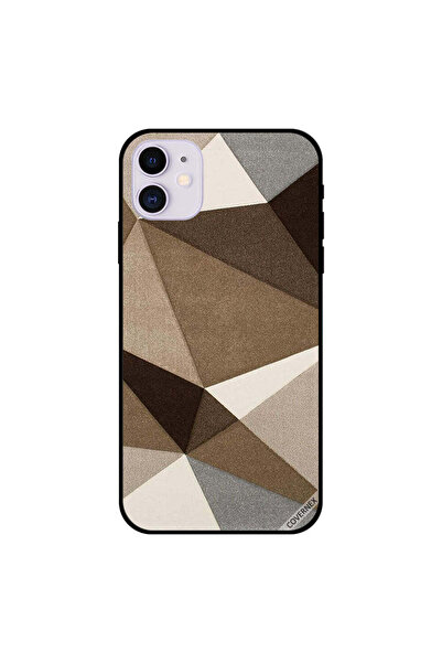 Covernex غطاء حماية لجهاز iPhone 11 بنمط هرمي بني لامع