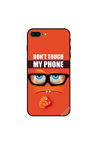 Covernex غطاء حماية لجهاز iPhone 7 Plus مطبوع عليه عبارة "لا تلمس هاتفي"