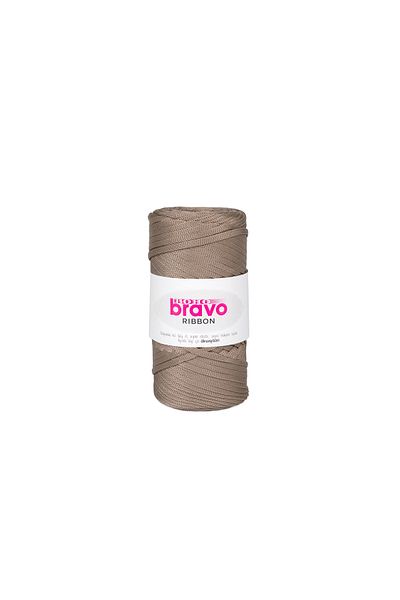 Bravo Ribbon Polyester Yarn Macrame 200 Gr 40 Mink