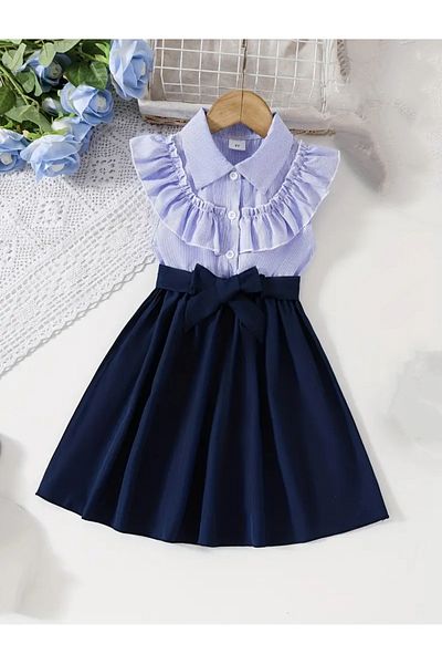 OEM Schoolgirl dress, navy blue, 6 years, 116 cm