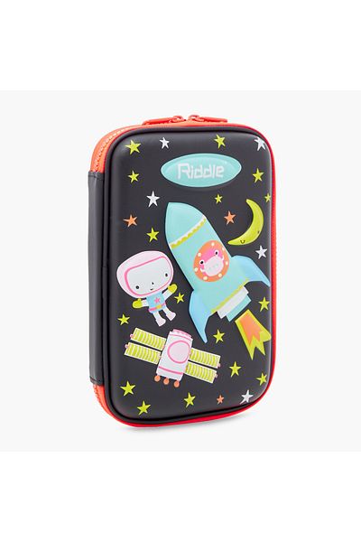 Juniors Juniors Space Print Pencil Case with Zip Closure