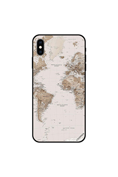 Covernex غطاء حماية iPhone X مع خريطة العالم
