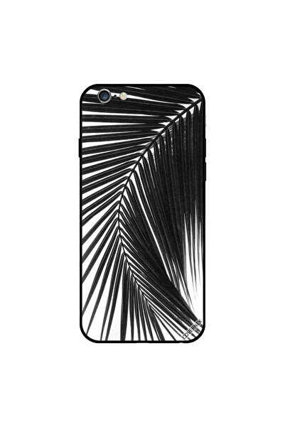 Covernex غطاء حماية لجهاز iPhone 6 بطبعة أوراق الشجر باللونين الأسود والأبيض