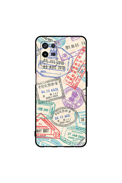 Covernex غطاء حماية لهاتف Oppo K9x Travel Stamps