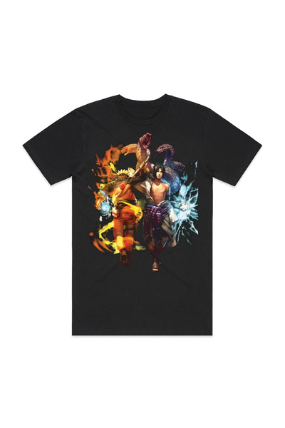 Flood Of Style Μπλουζάκι Unisex με σχέδια Anime Naruto Uchiha