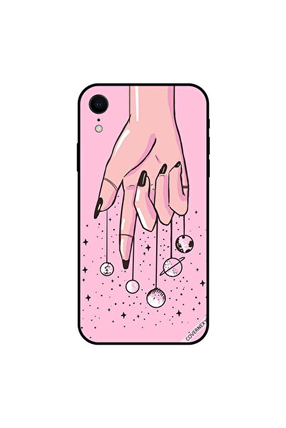 Covernex غطاء حماية لجهاز iPhone XR بتصميم كواكب معلقة باليد