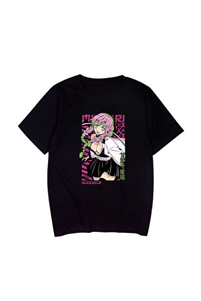 Flood Of Style تي شيرت رجالي منقوش برسومات الرسوم المتحركة Kanroji Mitsuri De...