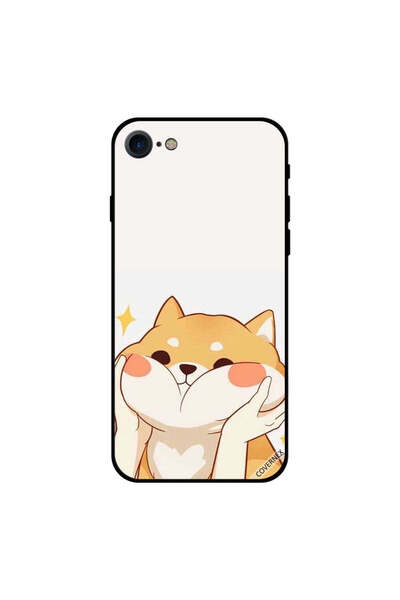 Covernex غطاء حماية لجهاز iPhone 8 مع صورة قطة محبة أثناء حملها من الشيكات