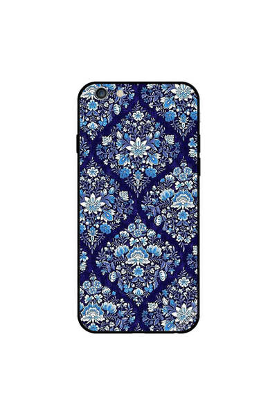 Covernex غطاء حماية لجهاز iPhone 6s بنقشة زهور زرقاء