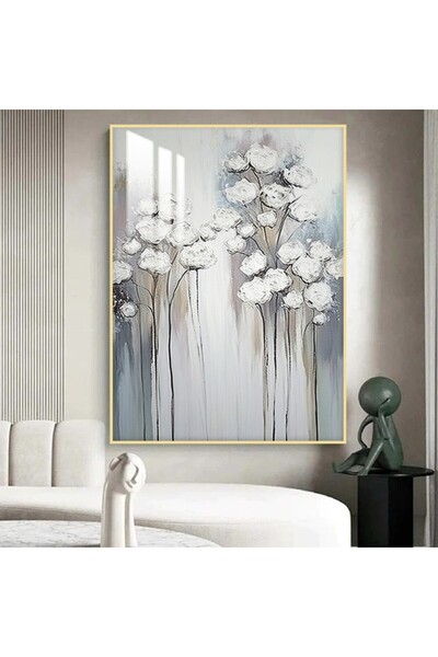 SND لوحة جدارية خشبية بتصميم الفن التشكيلي مع برواز ذهبي و طبقة من الاكرليك ا...