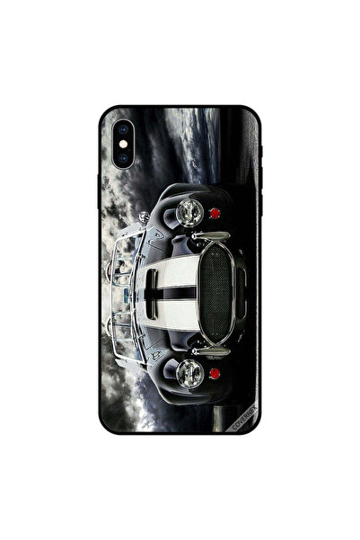 Covernex غطاء حماية عالي الدقة لسيارة iPhone XS MAX باللونين الأبيض والأسود