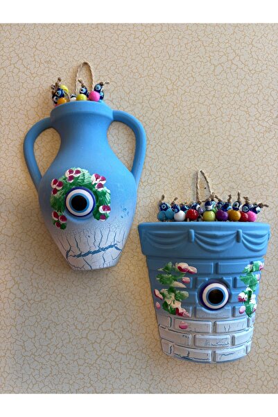 cemfa Plastik Anfora Ve Saksı Duvar Balkon Bahçe Süsü