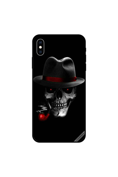 Covernex غطاء حماية iPhone X بتصميم قبعة على جمجمة