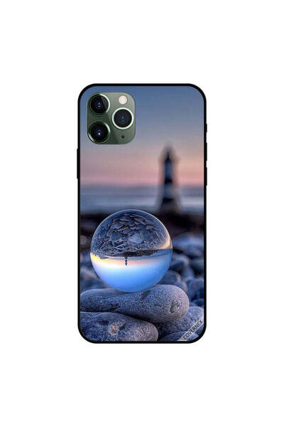 Covernex غطاء حماية لهاتف iPhone 11 Pro Max، تصوير رائع للطبيعة في زجاج دائري