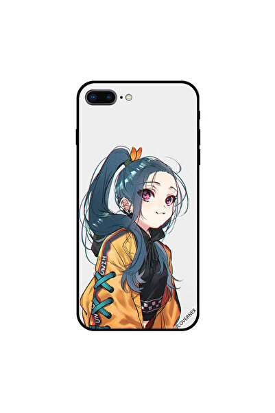 Covernex غطاء حماية لهاتف iPhone 7 Plus بطبعة فتاة لطيفة تشعر بالبرد