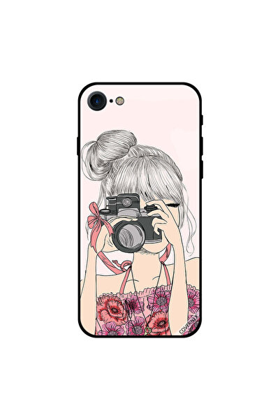Covernex غلاف آيفون 7 مع صورة فتاة تنقر