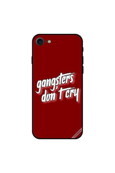 Covernex غطاء حماية لجهاز iPhone 8 مطبوع عليه عبارة Gangsters Don't Cry