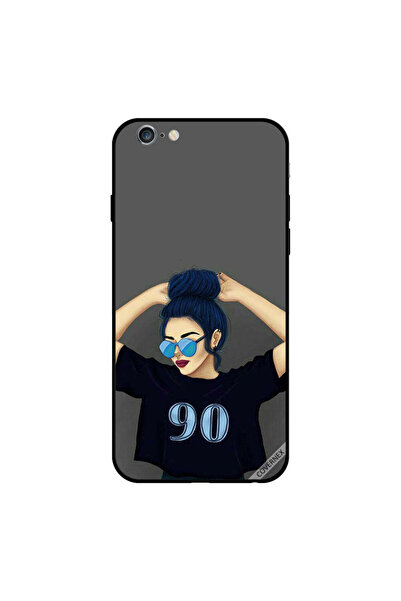 Covernex غطاء حماية لهاتف iPhone 6s Plus بتصميم فتاة أنيقة 90