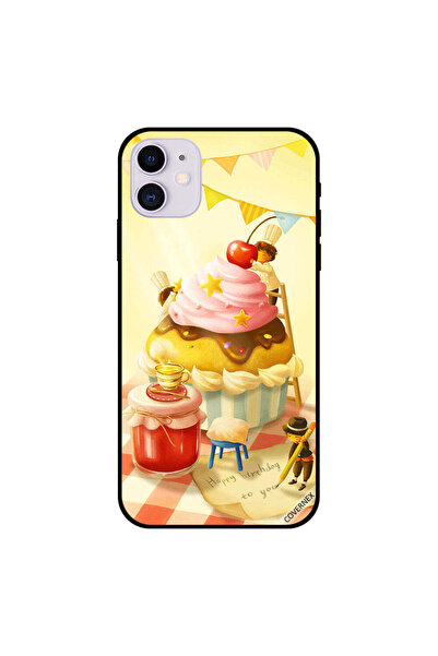 Covernex غطاء حماية لجهاز iPhone 11 بتصميم كعكة عيد ميلاد