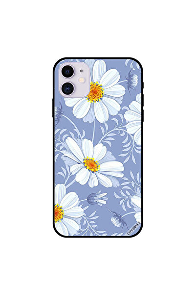 Covernex غطاء حماية لجهاز iPhone 11 بطبعة زهور بيضاء مزهرة