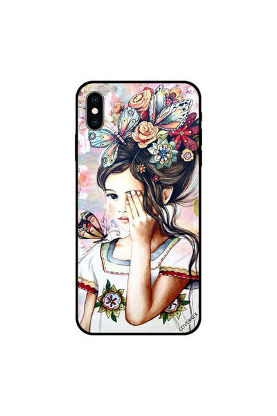 Covernex غطاء حماية لجهاز iPhone XS MAX برسومات فتاة الخيال