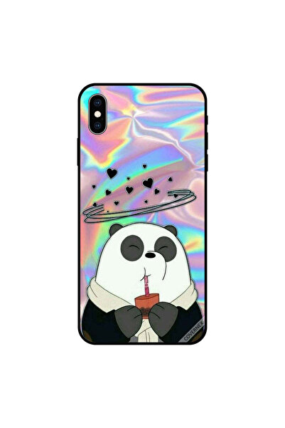 Covernex غطاء حماية لجهاز iPhone XS MAX بطبعة دب الباندا