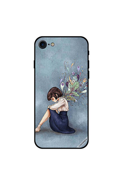 Covernex غطاء حماية لهاتف iPhone 8 - فتاة وحيدة
