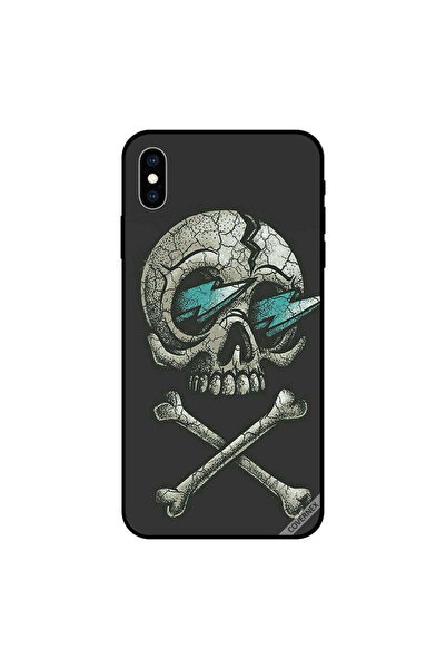 Covernex غطاء حماية لجهاز iPhone XS MAX بتصميم جمجمة كهربائية