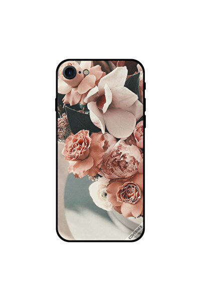 Covernex غطاء حماية لجهاز iPhone 8 بنقشة زهور الخوخ