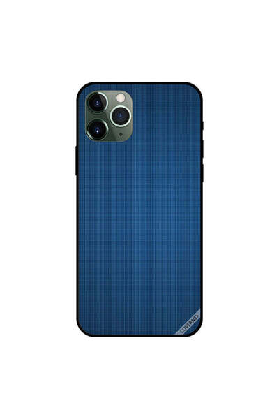 Covernex iPhone 11 Pro Max Case Cover Bluish Cloth Pattern