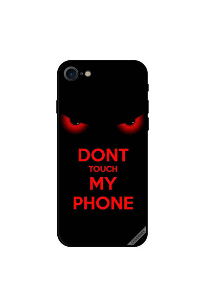 Covernex غطاء حماية لجهاز iPhone 7 - لا تلمس هاتفي - عيون حمراء