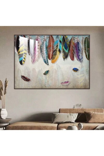 SND لوحة جدارية خشبية فاخرة بتصميم الفن التشكيلي مع برواز شامبين و طبقة من ال...