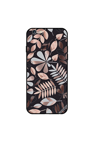 Covernex غطاء حماية لجهاز iPhone 6s Plus باللون الفضي والبني مع ريش