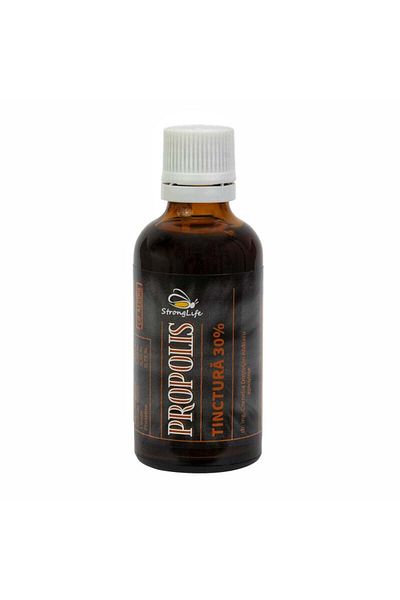 StrongLife Propolis tincture 30% - 50ml by Dr. A. Cornelia Dostetan Abalaru beekeeper