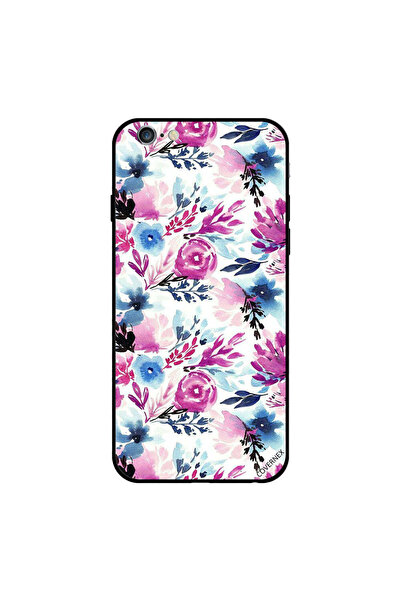 Covernex غطاء حماية لجهاز iPhone 6s Plus بنقشة زهور وأوراق وريش