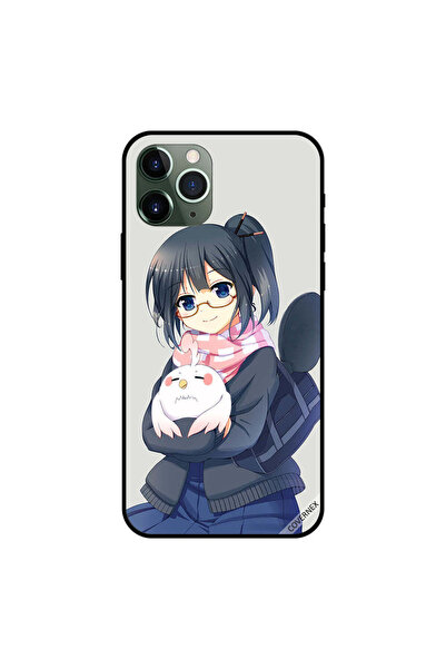 Covernex غطاء حماية لجهاز iPhone 11 Pro - فتاة تحمل حيوانًا أليفًا