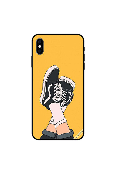 Covernex iPhone XS MAX Case Cover Canva Shoes From Bottom