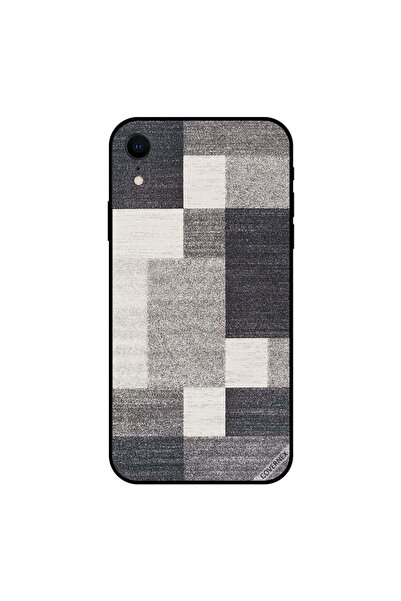 Covernex غطاء حماية iPhone XR بنقشة سجادة رمادية