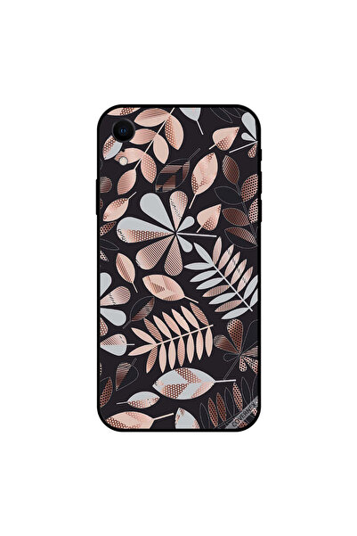 Covernex غطاء حماية لجهاز iPhone XR بريش فضي وبني