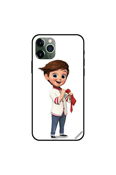 Covernex غطاء حماية لهاتف iPhone 11 Pro Max بتصميم فتى لطيف وربطة عنق
