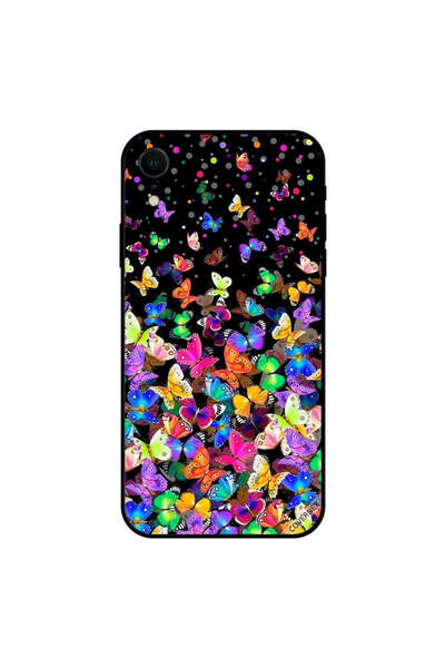 Covernex غطاء حماية لجهاز iPhone XR متعدد الألوان بنقشة فراشات صغيرة