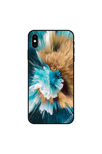 Covernex كفر حماية ايفون اكس اس ماكس - اخضر، ابيض، بني