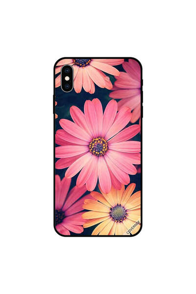 Covernex غطاء حماية لجهاز iPhone XS MAX - زهور الخوخ والوردي