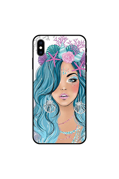 Covernex غطاء حماية لهاتف iPhone XS MAX بتصميم فتاة وحيد القرن