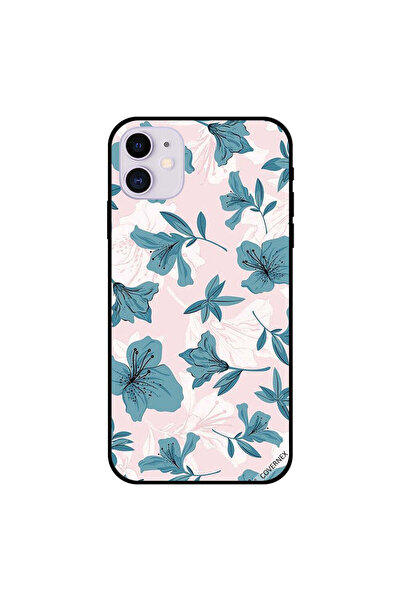 Covernex غطاء حماية لجهاز iPhone 11 بنقشة زهور خضراء داكنة