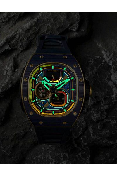 Nubeo Ceas bărbătesc Nubeo NB-6105-04, Automat, 44mm, 5ATM