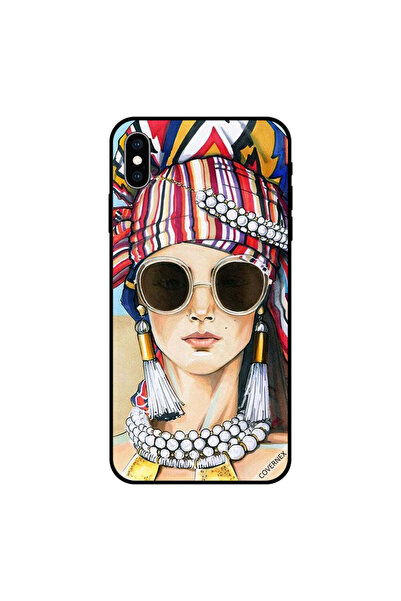Covernex غطاء حماية لهاتف iPhone XS MAX بتصميم فتاة أنيقة ولطيفة