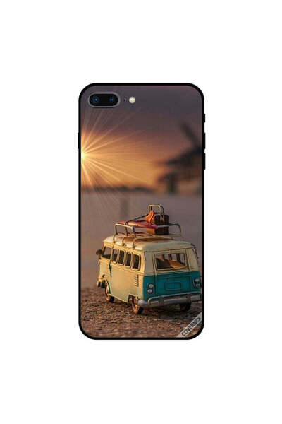 Covernex غطاء حماية لهاتف iPhone 7 Plus بتصميم حافلة لعبة مع حقائب