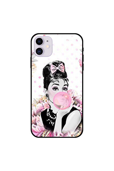 Covernex غطاء حماية لجهاز iPhone 11 بتصميم مشبك شعر وردي