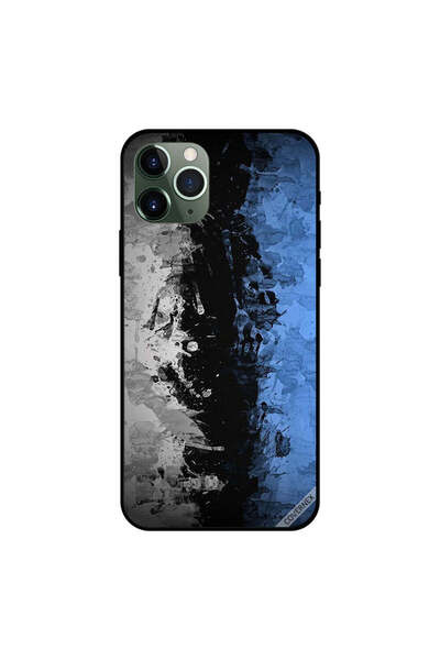 Covernex غطاء حماية لجهاز iPhone 11 Pro Max بنمط طلاء رمادي أسود أزرق